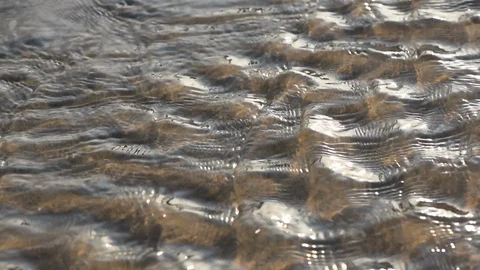 Pattern of sea current in the channel Stock Footage 118876650