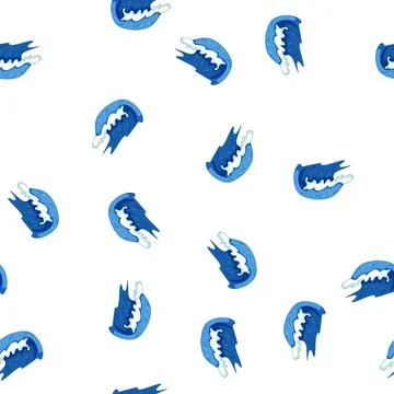 Pattern sea ocean waves cartoon vector 库存插图