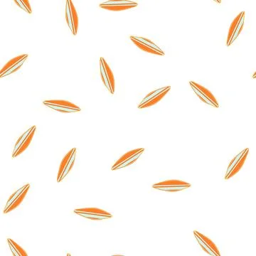Pattern sea surfboard cartoon vector イラスト素材