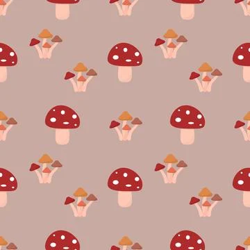 Pattern sealing autumn leaves Stock Illustration