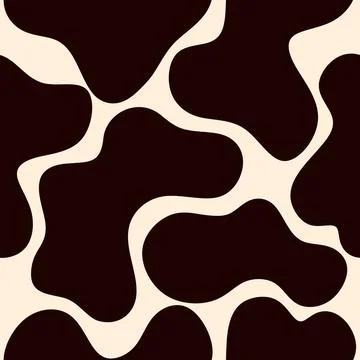 The pattern is seamless of abstract spots and lines of brown and beige colors Stock Illustration
