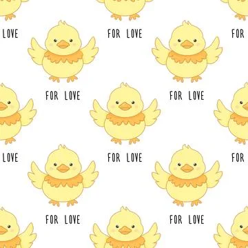 Pattern seamless  animals vegan day , veganism for love, for food Stock Illustration