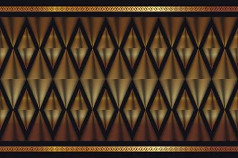 Pattern seamless batik songket rangrang lombok イラスト素材