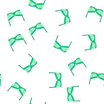 Pattern seamless bra lace cartoon vector Stock Illustration