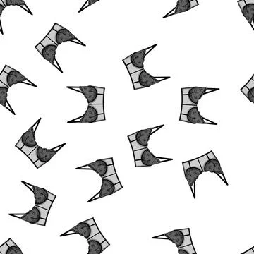 Pattern seamless bra lace cartoon vector Illustrazione stock