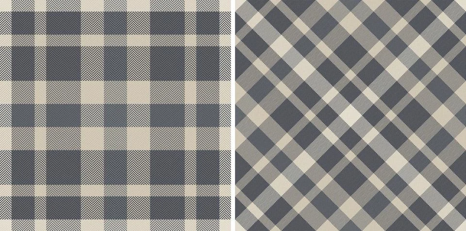 Pattern seamless fabric of texture check background with a plaid textile ta.. Stock Illustration