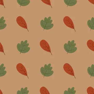 Pattern seamless leaf autumn 스톡 일러스트