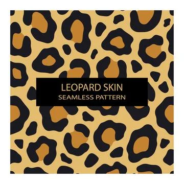 Pattern Of Seamless Leopard Skin Stock Illustration
