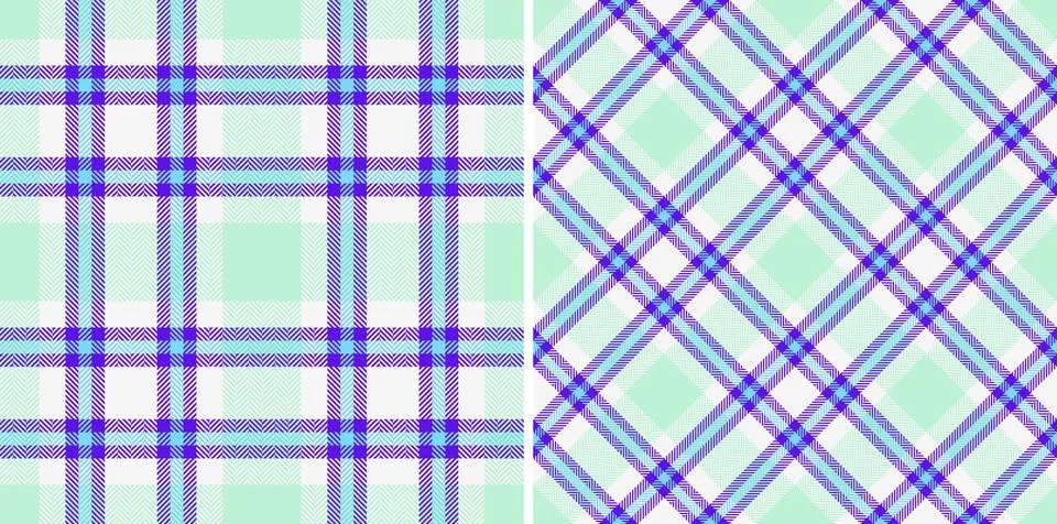 Pattern seamless textile of fabric background texture with a check tartan v.. 库存插图