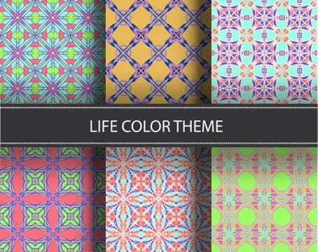 Pattern seamless texture vector background abstract geometric design.Modern f Stockillustratie