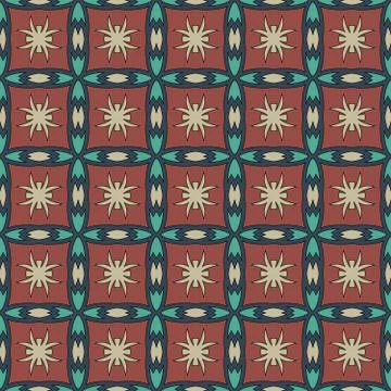 Pattern seamless texture vector background abstract geometric design.Modern f 库存插图