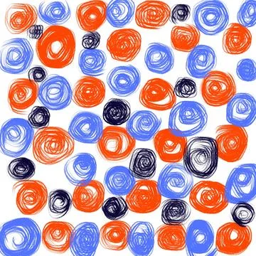 Pattern, seamless, vector, icon, wallpaper, illustration, design, texture, circl Stock Illustration