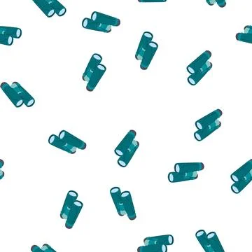 Pattern search binoculars cartoon vector Illustrazione stock