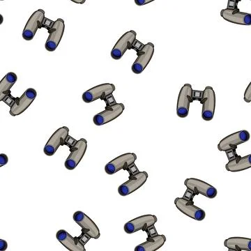 Pattern search binoculars cartoon vector Stock Illustration