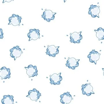 Pattern season snowball cartoon vector Stock Illustration