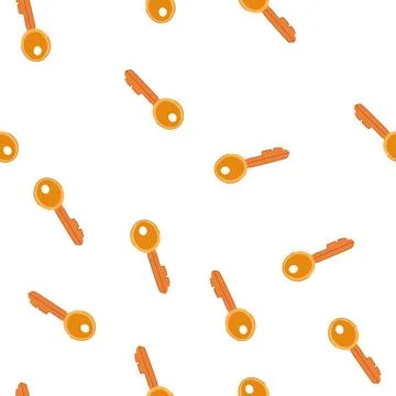 Pattern secure key cartoon vector Stock Illustration