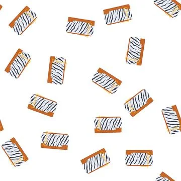 Pattern secure wallet cartoon vector Stock Illustration