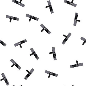 Pattern security facial recognition lock cartoon vector イラスト素材