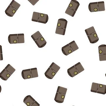 Pattern Security lock device protecting home and property 库存插图