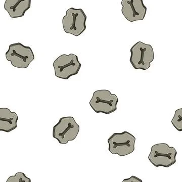 Pattern sedimentary fossil cartoon vector Stock Illustration