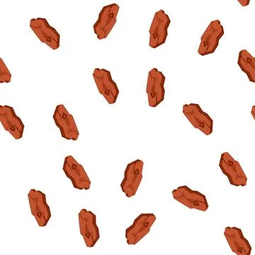 Pattern sedimentary fossil cartoon vector Stock Illustration