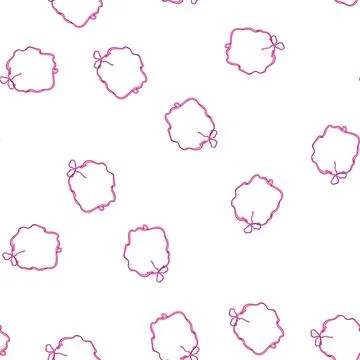 Pattern seduction coquette cartoon vector Stock Illustration