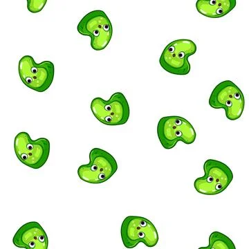 Pattern sensory slime character cartoon vector Stock Illustration