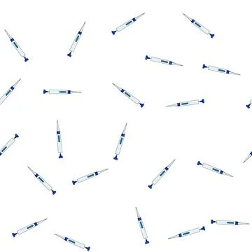 Pattern serum pipette cartoon vector Stock Illustration