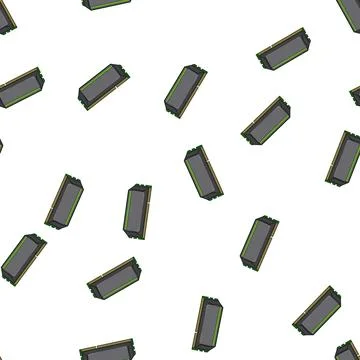 Pattern service desktop memory cartoon vector イラスト素材