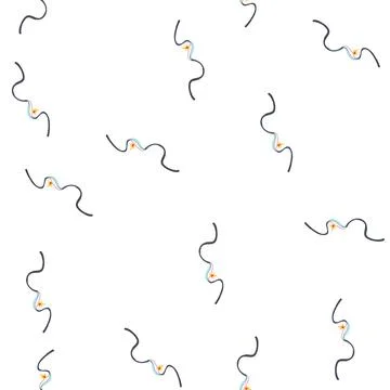 Pattern severed broken cable cartoon vector Stock Illustration