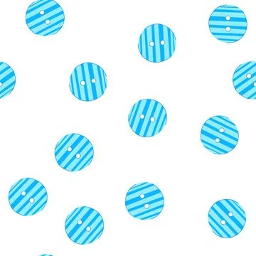 Pattern sew sewing button cartoon vector Illustrazione stock