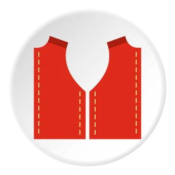 Pattern for sewing icon circle Stock Illustration
