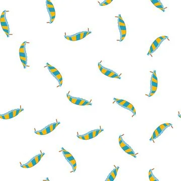 Pattern shade canopy awning cartoon vector Stockillustratie