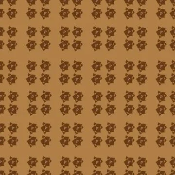 The pattern in shades of brown Stock Illustration