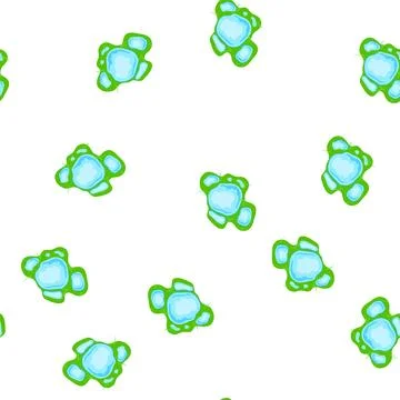 Pattern shallow puddle cartoon vector Stock Illustration