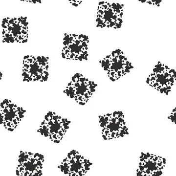 Pattern shape cow skin cartoon vector Stock Illustration