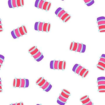 Pattern shape modeling clay toy cartoon vector Stock Illustration
