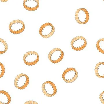 Pattern shapes cookie cutter cartoon vector Stock Illustration