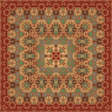 Pattern for shawl Stockillustratie