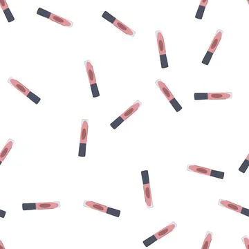 Pattern sheer lip gloss cartoon vector 스톡 일러스트