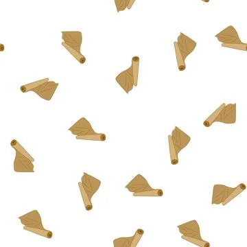 Pattern sheets parchment paper cartoon vector Stock Illustration
