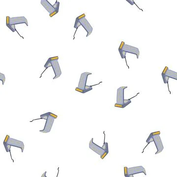 Pattern shelf charging stand wireless cartoon vector Illustrazione stock