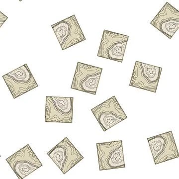 Pattern shelf sea topogrphic cartoon vector イラスト素材