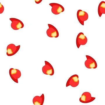 Pattern shield firefighter helmet cartoon vector 스톡 일러스트