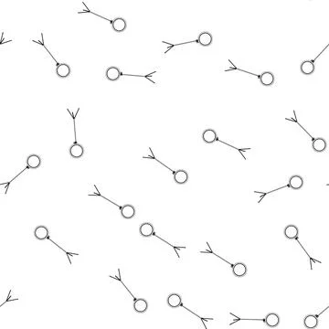 Pattern shine light ring cartoon vector Stock Illustration