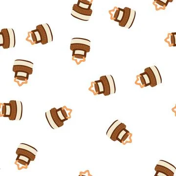 Pattern shine shoe polish cream cartoon vector Stock Illustration