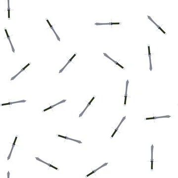 Pattern ship viking sword cartoon vector Stock Illustration