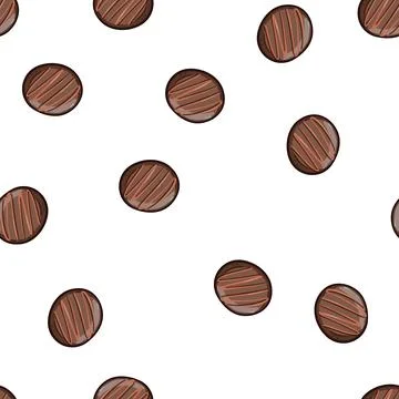 Pattern shortbread biscuit cookie cartoon vector Illustrazione stock