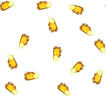 Pattern shot gun flash cartoon vector Stock Illustration