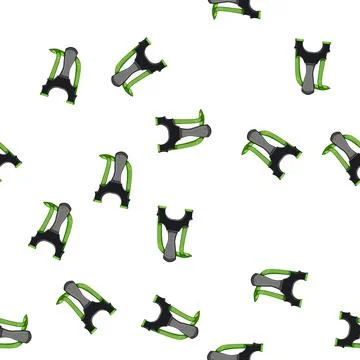 Pattern shot slingshot cartoon vector Illustration